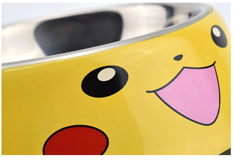 Gamelle design geek pour chat : Captain America, Pikachu, Doraemon