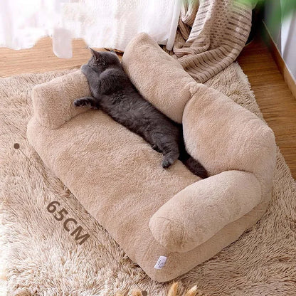 Canapé en peluche pour chat