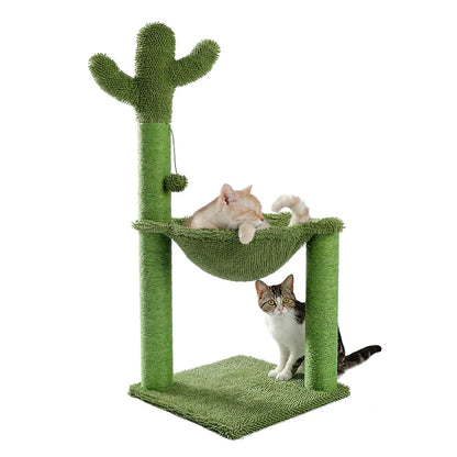 Griffoir cactus avec hamac pour chat