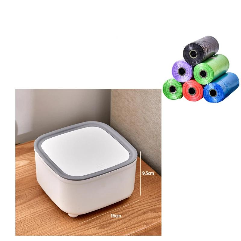 Small practical odor-proof litter bin