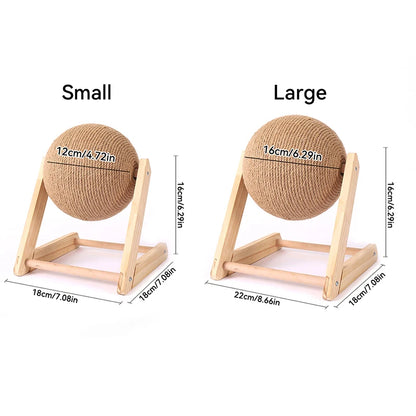 Boule roulante à griffer