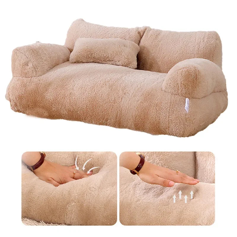 Plush cat sofa 