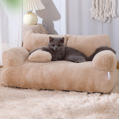 Plush cat sofa 