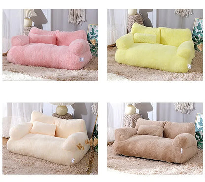 Plush cat sofa 